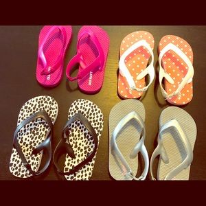 NWOT Flip flop DIFF colors Size 8 for Toddler GIRL